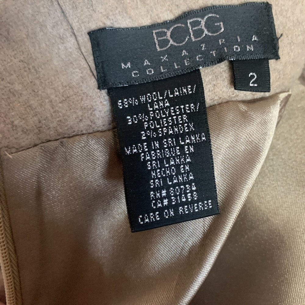 EUC💥HP🎉BCBGMaxAzria Silk/Wool Skirt Cami set 2 - Picture 9 of 12